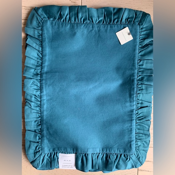 Anthropologie Armenta Placemats, Set of 4  Ruffled - Picture 6 of 7